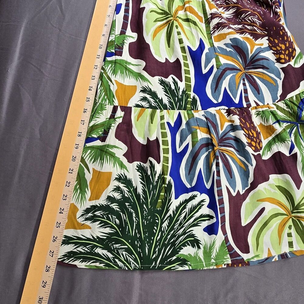 True Destinations Resort Wear Flare Pants Beach Blue Green Small New - Picture 10 of 14